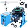 VEVOR Rotary Welding Positioner 50KG, 0-90° Welding Positioning Turntable Table 0.5-6RPM 120W, with 12.4 Inch 3-Jaw Lathe Chuck & Welding Torch Stand Holder for Cutting, Grinding, Assembly, Testing