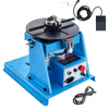 VEVOR Rotary Welding Positioner 10KG, 0-90° Welding Positioning Turntable Table with 8.1 Inch 3-Jaw Lathe Chuck, 1-12 RPM 20W Portable Welder Positioning Machine for Cutting Grinding Assembly Testing