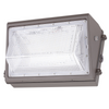 Paquete de 4 luces LED de pared 100W 10,800lm 5000K iluminación comercial para exteriores luminaria de seguridad con detección de luz inteligente 180 LEDs IP65