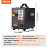 VEVOR Battery Spot Welder, 737G Pulse Spot Welder, Portable High-Power Battery Welding Machine Soldering Station with 2 Welding Modes and LED Lighting for 0.12mm Pure Nickel, 18650 14500 Battery Pack