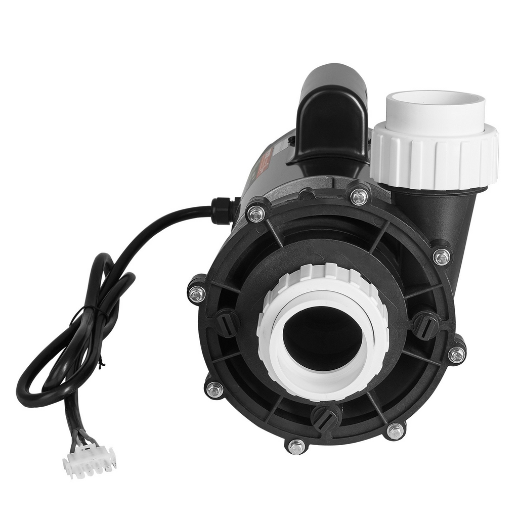 Bomba para spa de 2 velocidades VEVOR marco de 56 pulgadas CA 220-240 V 4 HP/210 GPM/65,61 pies de alta velocidad o 0,7 HP/103 GPM/16,07 pies de baja velocidad puerto de 2" con interfaz giratoria de 90°