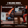 VEVOR Battery Spot Welder, 788H Pulse Spot Welder & Battery Charger, Portable High-Power Battery Welding Machine with 2 Welding Modes and LED Lighting for 0.15mm Pure Nickel, 18650 14500 Battery Packs