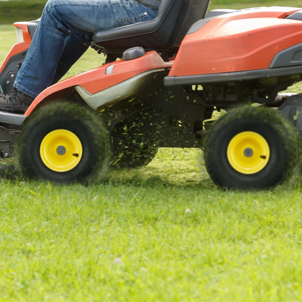 Paquete de 2 Neumáticos para tractor cortacésped VEVOR con llanta sin cámara de 15 x 6-6" 3" tamaño de buje de 3/4"