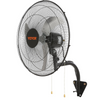 Ventilador de pared VEVOR de 20 pulgadas, 3 velocidades, máx. 4650 CFM, oscilante, industrial, para uso comercial o residencial, para almacén, invernadero, taller, patio, sótano JH2