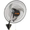 Ventilador de pared VEVOR de 18 pulgadas, 3 velocidades, máx. 4000 CFM, oscilante, industrial, para uso comercial o residencial, para almacén, invernadero, taller, patio, sótano JH2