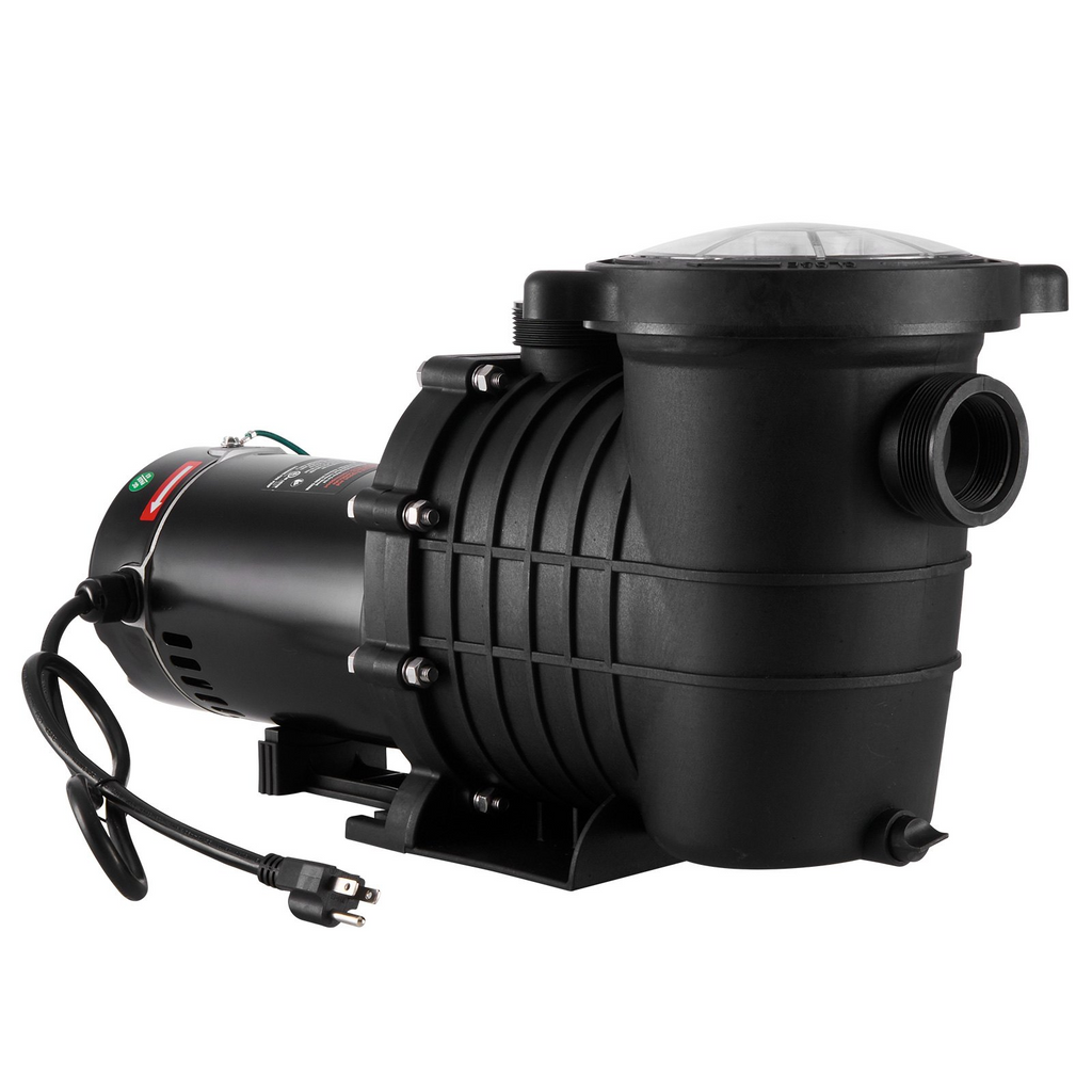 Bomba para piscina elevada VEVOR 2 HP caudal máximo de 110 GPM 110 V/240 V, 3450 RPM altura máxima de 59 pies