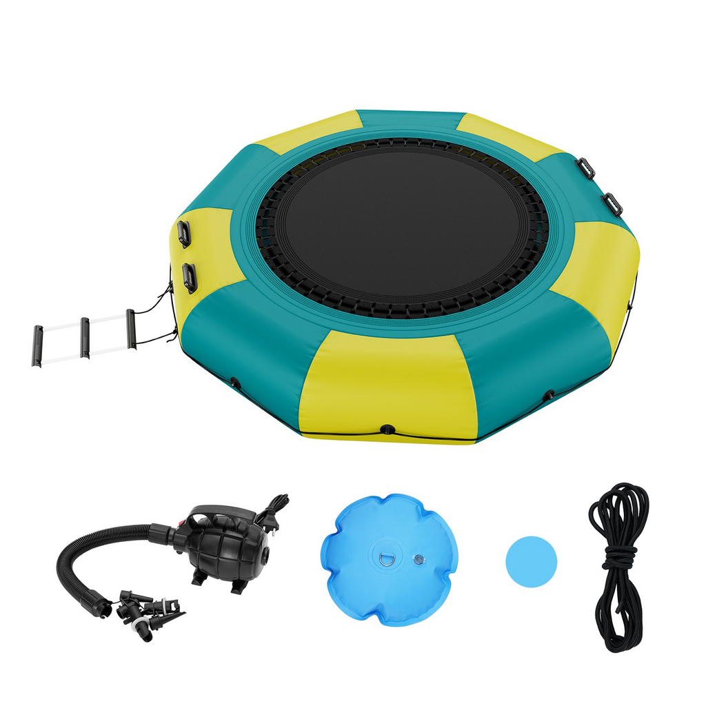 VEVOR - Trampolín acuático inflable de 10 pies para uso recreativo