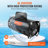 VEVOR 1.5HP Pool Pump Motor 115/230V 12.8/6.4A 56Y 3450RPM 90μF/250V Capacitor