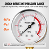 Bomba de prueba hidrostática VEVOR máx. 25 bar/362 PSI 1,4 galones manguera de 3 pies con conector de rosca externa de 1/2 pulgada