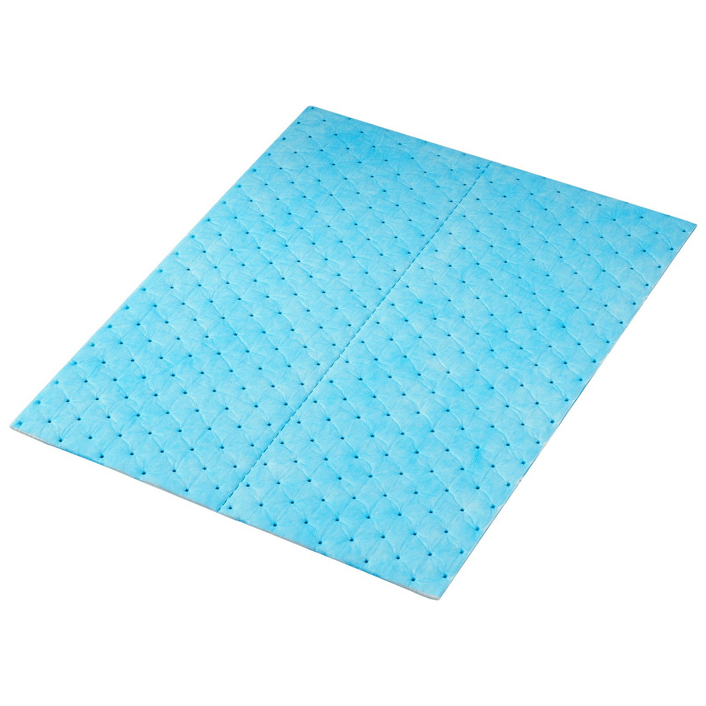 Almohadillas absorbentes de derrames VEVOR capacidad de 6 galones 15" de largo x 19" de ancho 30 piezas por caja