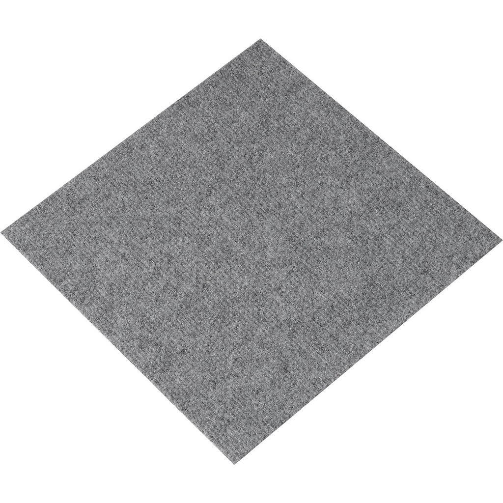 VEVOR - Losetas de alfombra autoadhesivas de 30,5 x 30,5 cm  (12 losetas, gris claro)