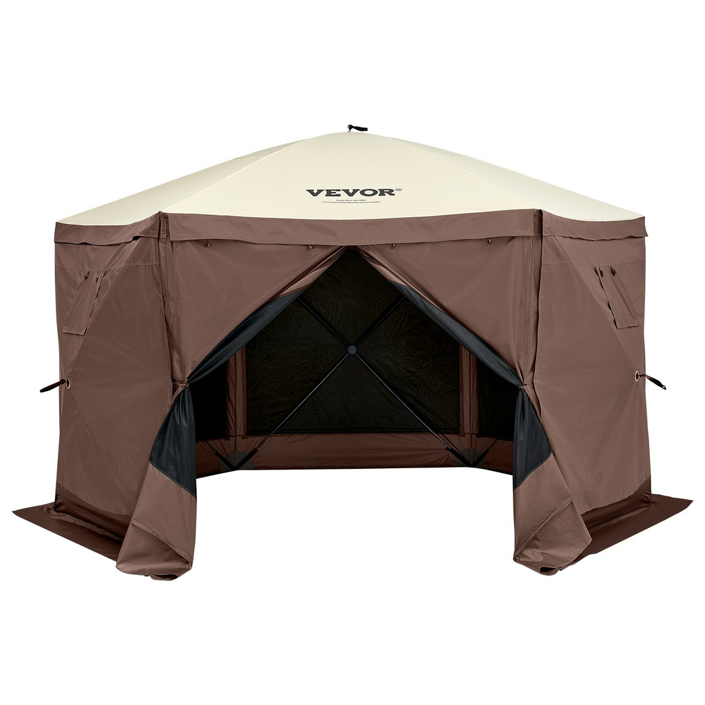 VEVOR Carpa plegable con toldo de 6 lados 6 paños de 11,5 x 11,5