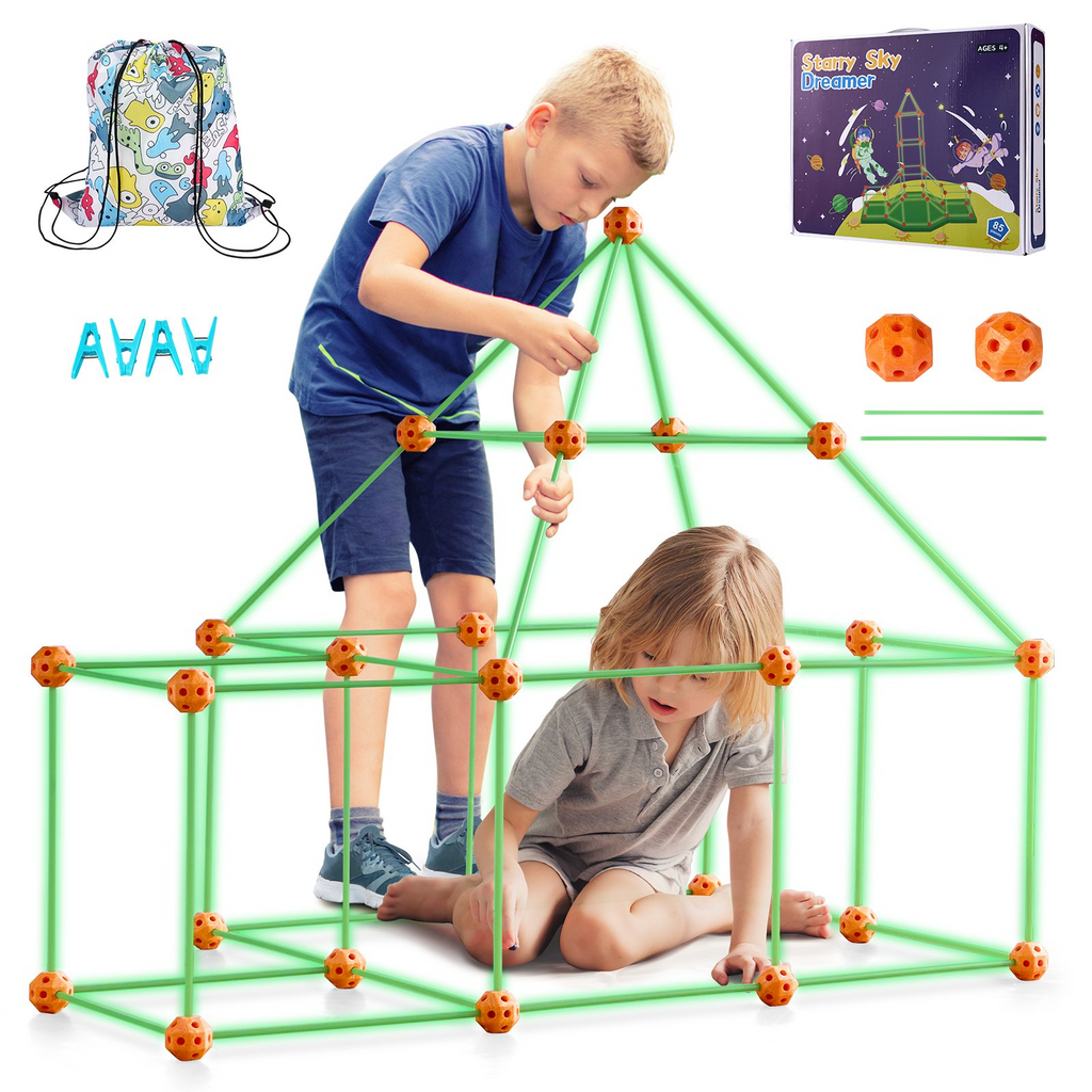 Kit de construcción de carpas VEVOR para niños 85 piezas