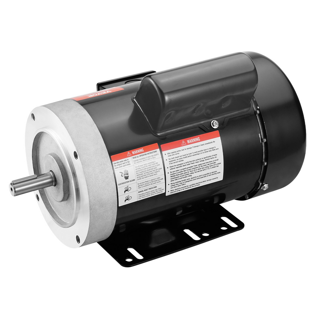 Motor eléctrico VEVOR de 1 HP 1725 rpm CA 115 V/230 V marco 56C