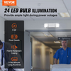 VEVOR 24 piezas Lámpara de emergencia comercial LED