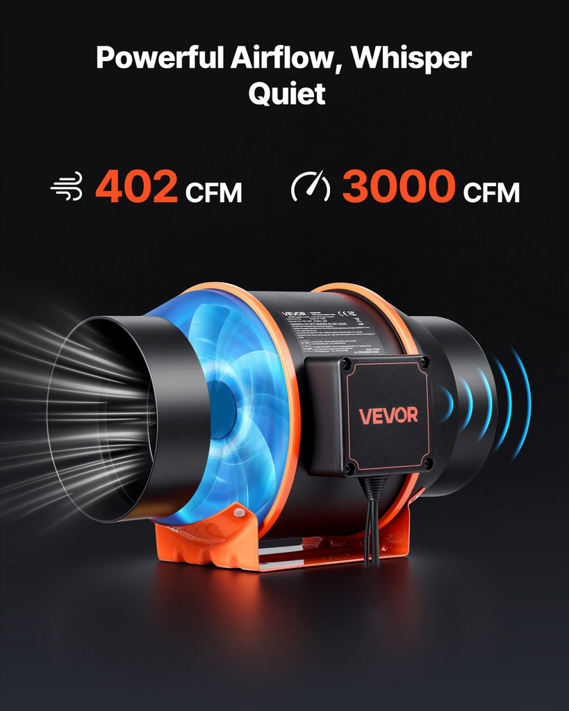 Kit de ventilador de conducto en línea con filtro XLGDFSTZEC