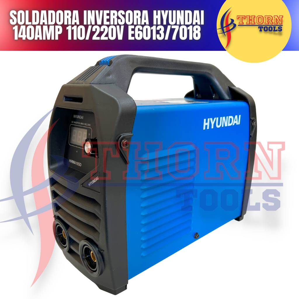 Soldadora Inversora Hyundai 140amp 110/220v E6013/7018 Msi