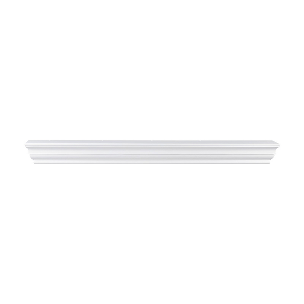 Repisa flotante de madera para chimenea VEVOR 60" en color blanco