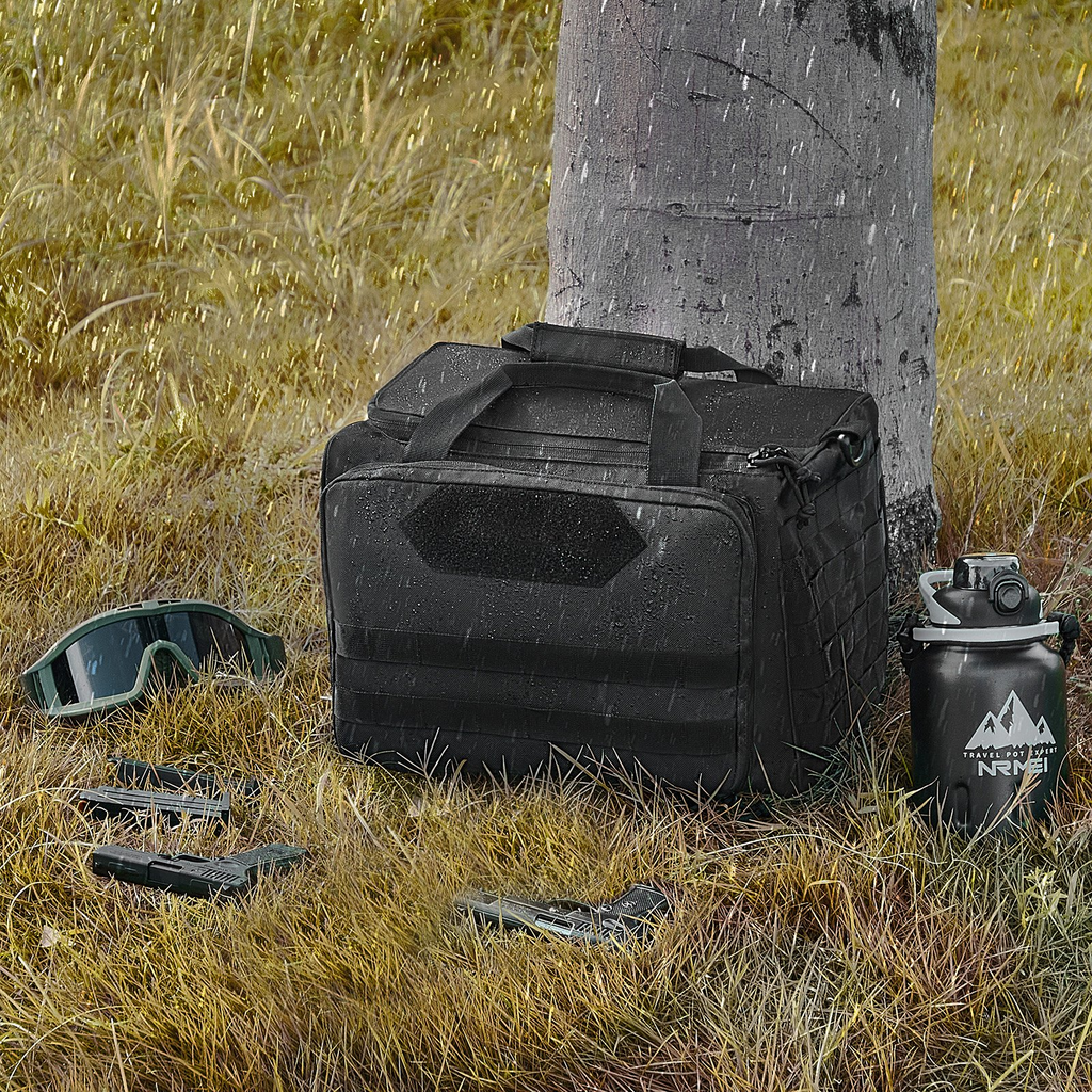 Bolsa de tiro VEVOR para 3 pistolas bolsa de tiro táctica para armas con una sola tira para el hombro