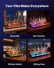 Expositor de botellas de licor con iluminación LED