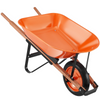 VEVOR Wheelbarrow Cart One Wheel Garden Dump Cart 330 lbs Yard Utility Cart