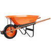 VEVOR Wheelbarrow Cart One Wheel Garden Dump Cart 330 lbs Yard Utility Cart