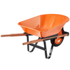 VEVOR Wheelbarrow Cart One Wheel Garden Dump Cart 330 lbs Yard Utility Cart