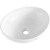 Lavabo de cerámica moderno VEVOR de 16" x 13,4" para baño encimera color blanco