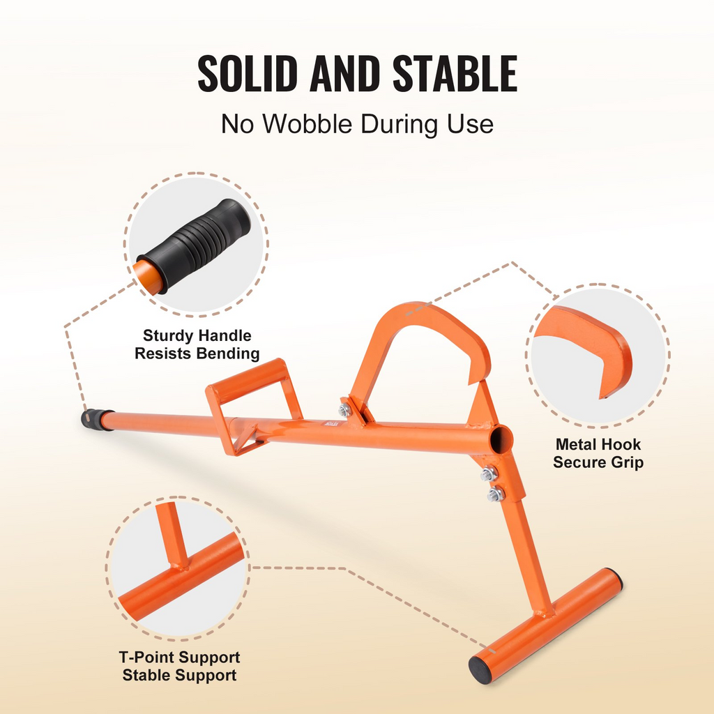 Elevador de troncos 4 en 1 VEVOR Timberjack herramienta multiusos para tala de árboles 46,5 pulgadas