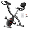 Bicicleta estática plegable VEVOR Bicicleta estática de fitness Bicicleta estática vertical para ciclismo en interiores