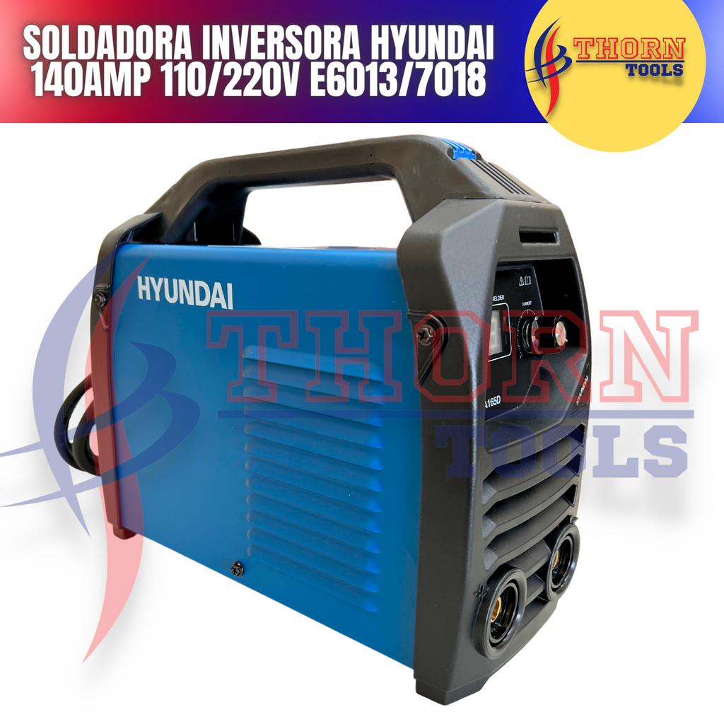 Soldadora Inversora Hyundai 140amp 110/220v E6013/7018 Msi