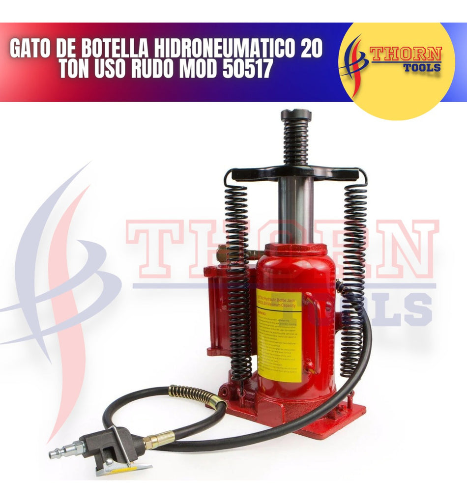 Gato De Botella Hidroneumatico 20 Ton Uso Rudo Mod 50517