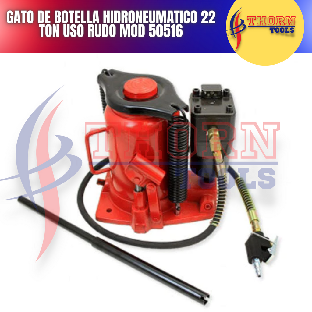 Gato De Botella Hidroneumatico 22 ton uso rudo mod 50516