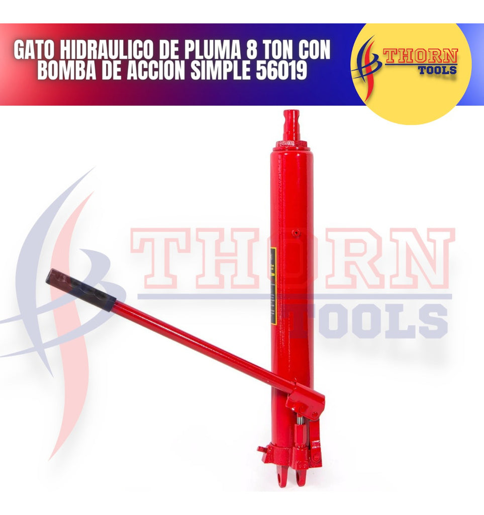 Gato Hidraulico De Pluma 8 Ton Con Bomba Accion Simple 56019
