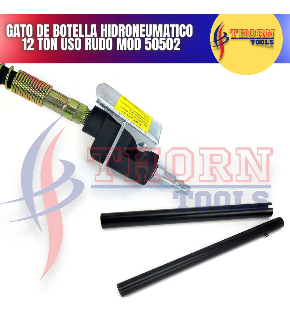 Gato De Botella Hidroneumatico  12 Ton Uso Rudo Mod 50502
